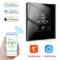 Interrupteur mural WiFi Touchmi pour la maison, norme européenne/britannique, thermostat WiFi avec écran LCD, commande à distance par application