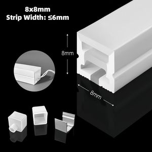 Lampu LED Linear tahan air bentuk Multi bagian, lampu LED dapat ditekuk, alur cahaya bawaan garansi 5 tahun - Product Image 3