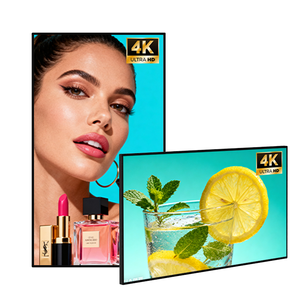 32 43 55 65 inch trong nhà máy nghe nhạc quảng cáo 2k 4k kỹ thuật số kiosk nhà hàng thông minh Wifi Ultra Slim <span class=keywords><strong>Android</strong></span> kỹ thuật số biển - Product Image 2