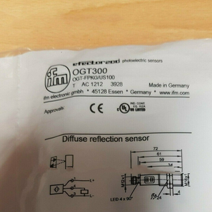 One for IFM New OGT300 <b>Diffuse</b> Reflection Sensor - Product Image 5