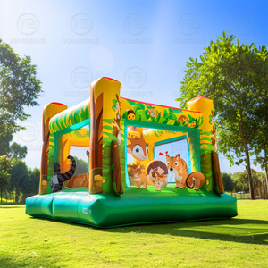 Lion <span class=keywords><strong>King</strong></span> Animal Thème Bounce House 100% Pvc Gonflable Bouncer Kids Party Bouncing Jumping Castle - Product Image 6
