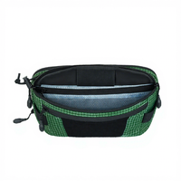 Sac banane de voyage en nylon imperméable pour homme avec étui détachable à bandoulière et fermeture à cordon pour sports de plein air