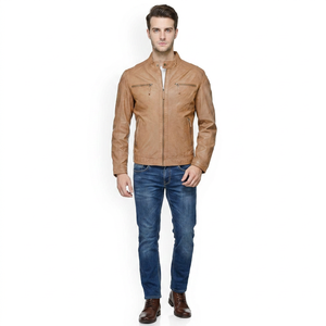 Livraison rapide, design unique entièrement personnalisé, veste en cuir véritable pour homme, respirante, style vintage, prix avantageux - Product Image 1