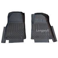 Sur mesure pour Volkswagen Amarok & Ranger, tapis de sol de voiture imperméable en TPV, 5 mm d'épaisseur, ensemble complet Longwyll