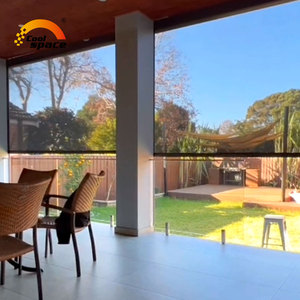 Toldo de persiana lateral con control de cremallera, pérgola con tamaños personalizados de 1m a 6m de <span class=keywords><strong>ancho</strong></span> - Product Image 2