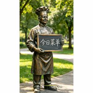 Statua <span class=keywords><strong>di</strong></span> bambino in bronzo fusa a mano, resistente alle intemperie, con patina vintage, a forma <span class=keywords><strong>di</strong></span> cassetta postale, scultura umana per cortili e strade commerciali - Product Image 3