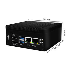 BKHD fabbrica Fanless MINI <span class=keywords><strong>Computer</strong></span> <span class=keywords><strong>2</strong></span> * LAN <span class=keywords><strong>2</strong></span>.5G <span class=keywords><strong>2</strong></span> * M.<span class=keywords><strong>2</strong></span> Desktop Mini PC Intel N100 I3-N305 8 core Ubuntu Linux Win11 NUC PC da gioco - Product Image 6
