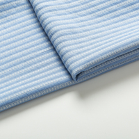 Tissu jacquard à rayures verticales teintes en fil, motif bulles 3D, pour vêtements féminins et chemises