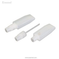 Ecannal – Flacon échantillon mini en plastique HDPE de haute qualité, étanche et hermétique, 1,5 ml/1,5 g, avec bouchon spatule et tige d'agitation