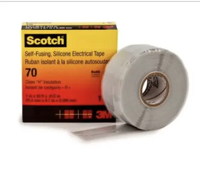 Ruban électrique en caoutchouc de Silicone auto-fondant Scotch 70 #