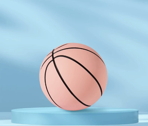 Mini basket-ball rose, haute élasticité, résistant à l'usure