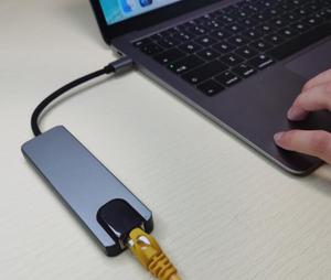 Bộ Chuyển Đổi USB C 5 Trong 1 Với Sạc 4K 1080P/<span class=keywords><strong>VGA</strong></span>/USB C, 2 USB 3.0, Đầu Đọc Thẻ SD/TF - Product Image 4