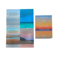 Cartes Oracle Personnalisées de Haute Qualité en Papier Écologique, Outil de Divination Quotidienne Intuitif