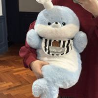 Peluche Lion de Mer Bleu, Jouet en Peluche Doux, Coussin Créature Marine pour Chambre d'Enfant, Décoration de Crèche, Cadeau, Vente en Ligne