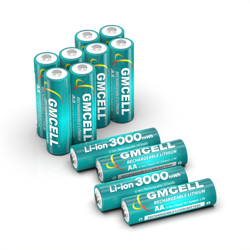 1.5V 3000mWh AA Lithium Battery