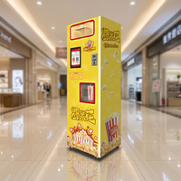 Máquina Expendedora Automática de Palomitas de Maíz, Máquina Inteligente de Autoservicio para Centros Comerciales, Cines, Parques de Atracciones y Lugares Turísticos