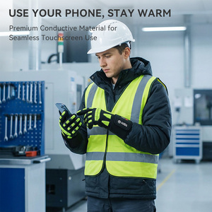 Gants de travail chauffants résistants, durables, <span class=keywords><strong>à</strong></span> écran tactile, pour l'hiver, la construction, l'industrie, l'extérieur - Product Image 3