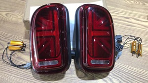 Pour 07-13 <span class=keywords><strong>BMW</strong></span> Mini R56 R57 R58 R59 ensemble de feu arrière nouveau feu arrière LED 12V avec lentille transparente rouge frein Streamer <span class=keywords><strong>clignotant</strong></span> - Product Image 2
