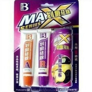 Max Series Car Scratch Remover Wax Paste A B Kit With Dedicated Cloth For Paint Repair And Polishing 30g Each - Product Image 1