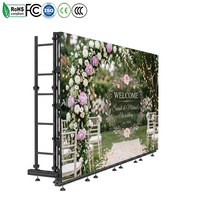 Pantalla LED de Alquiler para Exteriores de Alto Brillo, Resistente al Agua, P3.91 P4.81, Pantalla para Escenarios, Fondo para Bodas
