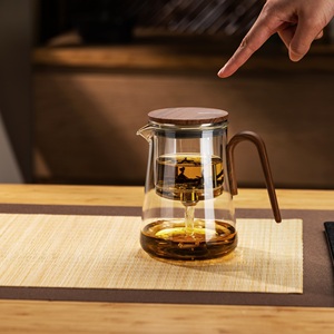 <span class=keywords><strong>Théière</strong></span> en verre <span class=keywords><strong>orientale</strong></span> à succès avec couvercle magnétique rotatif et compte-gouttes, 700 ml, classique, <span class=keywords><strong>transparente</strong></span>, pour immersion de café - Product Image 3