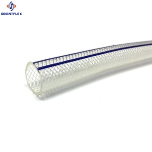 Manguera de Agua Reforzada con Fibra de Acero y Poliéster, Trenzada, de PVC, Transparente, de 10mm, 20mm, 32mm - Product Image 4