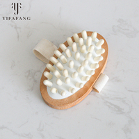 Cojín de aire Masajeador de madera natural Cepillo corporal Ducha Cepillo de masaje de cuerpo completo Masajeador cervical
