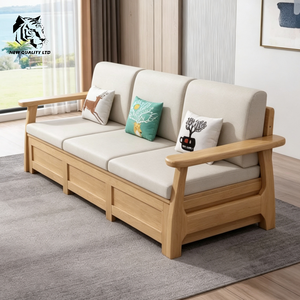 Fábrica china, buen precio, personalización, gran stock, dropshipping, sofá seccional de diseño moderno para sala de estar, muebles de madera con almacenamiento. - Product Image 4