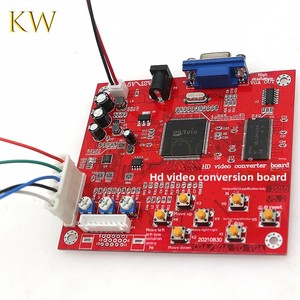 Carte de conversion HD Red <span class=keywords><strong>CGA</strong></span> vers VGA pour borne d'arcade rétro, jeux familiaux et moniteurs CRT/LCD/PDP - Product Image 2