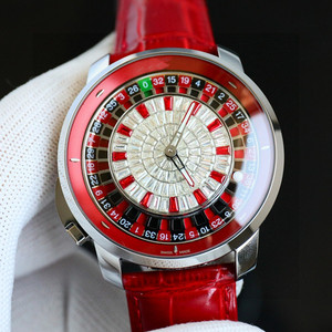 Reloj Mecánico de Alta Calidad con Diseño de Ruleta Jacob, Caja de Acero Inoxidable y Correa Acrílica para Hombre - Product Image 4