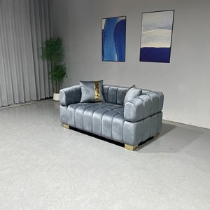 Ensemble de canapés modulaires de luxe moderne avec <span class=keywords><strong>design</strong></span> carré et rembourrage en éponge pour salon et usage hôtelier - Product Image 5