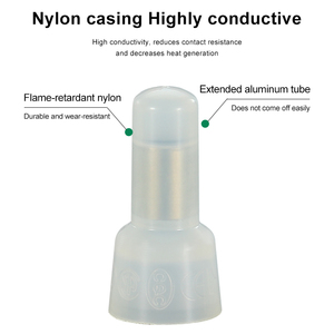 Embouts <span class=keywords><strong>de</strong></span> câble en nylon <span class=keywords><strong>CE1</strong></span> CE2 CE5 CE8 pour appareils électroménagers, câble multi-brins, bornes fermées, connecteurs à extrémité fermée - Product Image 2