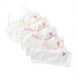Soutien-gorge en coton anti-regard indiscret pour filles, motif dessin animé, pour l'école primaire, puberté 9-12 ans - Product Image 1