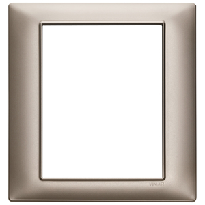 Vimar Wall <b>Switch</b> <b>Plate</b> Pearl Nickel 18.5 Cm Length 2.2 Cm Height - Product Image 1