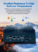 Mini PC NANO 12V sans ventilateur Intel N100 CPU DDR4 RAM RJ45 LAN RS232 2COM HD DP Double affichage Wifi Ordinateur industriel