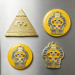 Aimants de réfrigérateur personnalisés en fer blanc, badges magnétiques en fer blanc, aimants de réfrigérateur en fer blanc de différents designs, aimants de réfrigérateur sur mesure - Product Image 1