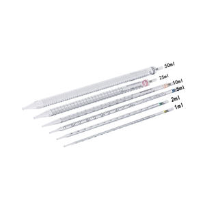 Pipettes sérologiques stériles de laboratoire 1ml/2ml/5ml/10ml/25ml/50ml - Product Image 1