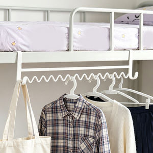 Nuevo gancho para ropa con forma de onda para dormitorio, sin necesidad de taladrar, colgador de ropa multifuncional y estante de almacenamiento, adecuado para - Product Image 3