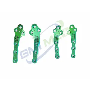 Kit plastika pelat tulang Titanium 8.5mm implan ortopedi hewan untuk operasi hewan peliharaan