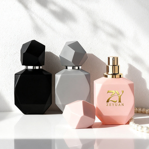 Luxury 50ml Polygon <strong>Purfum</strong> Spray Glass <strong>Bottle</strong> 50ml Empty Glass Perfume <strong>Bottle</strong> with Polygon Cap - Product Image 3