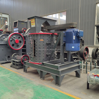 Trituradora de Impacto de Eje Vertical Sentai de Alta Productividad, Máquina para Fabricar Arena, Motor de 45kw, Bomba Incluida, 380V/220V