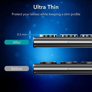 Protector de lente luminosa de posicionamiento para <span class=keywords><strong>Samsung</strong></span> <span class=keywords><strong>Galaxy</strong></span> S24 S23 <span class=keywords><strong>S22</strong></span> <span class=keywords><strong>Ultra</strong></span> Plus Cámara Anillos de metal Película de lente de vidrio templado - Product Image 5