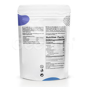 מסטיק קשיח לאימון קו הלסת וצמיחת שרירי הפנים בטעם אוכמניות, מסטיק כושר לגברים - Product Image 6