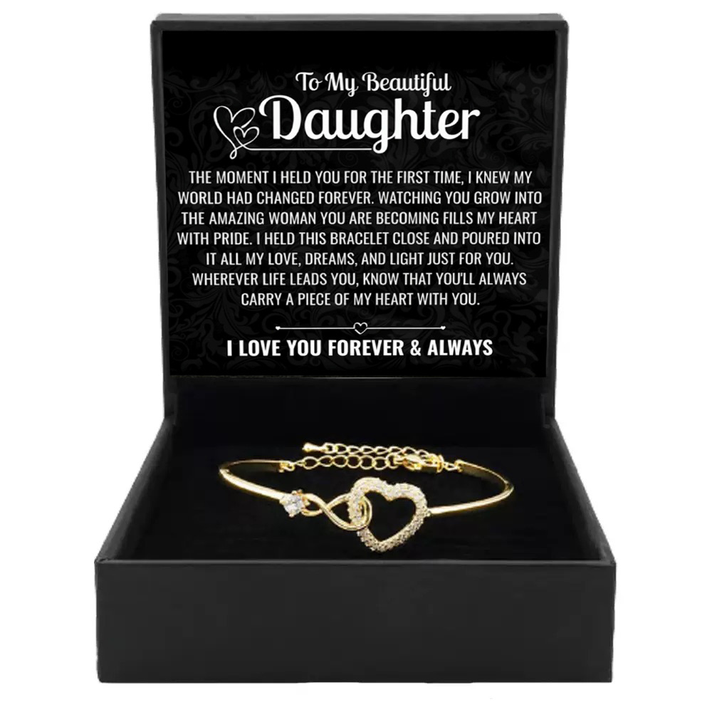 Bracelet (Gold) + A Card Flip Box