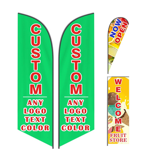 Vente directe du fabricant, drapeau <span class=keywords><strong>de</strong></span> plage <span class=keywords><strong>de</strong></span> haute qualité, grand logo personnalisé, tissu polyester, impression numérique - Product Image 1