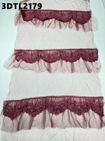 Nouvelle Tendance : Tissu en Dentelle Équatorienne en Gros, Tissu Brodé en Dentelle, Tissu en Dentelle à Paillettes pour Robe de Soirée, Tissu en Dentelle de Dubaï