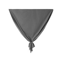 Voilage occultant en polyester tissé transfrontalier pour rideaux en mousseline de type ressort, haute occultation, sans perçage, auto-adhésif facile