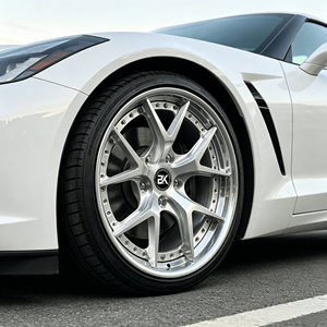 Bku 2 Piece Forged 5x120.65 5x120 Wheels for Chevrolet <strong>Corvette</strong> C7 C8 C6 C5 ZR1 Z06 19 20 21 22 Inch Brushed Alloy Rims - Product Image 1