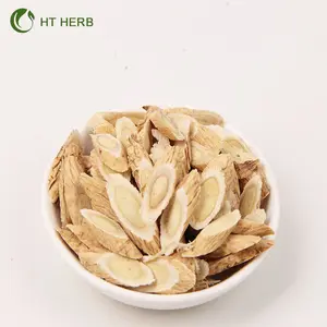 Çin ot Huangqi Astragalus kök Membranaceus kurutulmuş dilimleri Astragalus sağlık için iyi
