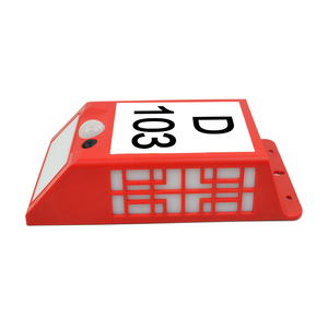 โคมไฟติดผนังกลางแจ้งแบบกันน้ำ IP65 พร้อมไฟ LED ตัวเรือน ABS ใช้พลังงานแสงอาทิตย์ ป้ายเลขที่บ้านพร้อมไฟ 8+88 ตัวเลข - Product Image 5